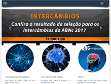 Tablet Screenshot of abnc.org.br